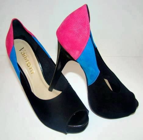 Peep Toe Tricolor