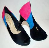 Peep Toe Tricolor