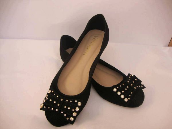Sapatilha Strass Preto